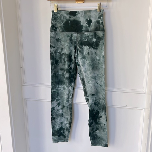 Lululemon Align High-Rise Leggings 25" Diamond Dye Starlight Smoked Spruce 6 - Picture 2 of 12